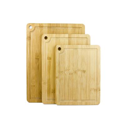 China High Quality And Convenient Cookware Viable Bamboo Chopping Board Bamboo Chopper Hot Sale Customized Logo Packing for sale