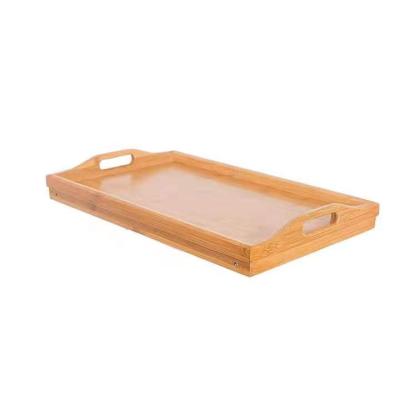 China Sustainable Tray Cheese Charcuterie Decorative Kitchen Bamboo Serving Dish for sale