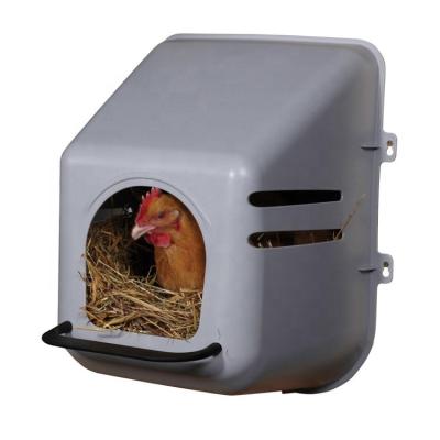 China Chicken Laying Egg Poultry Farm Use Hole New Plastic Single Plastic Egg Laying Nest Chicken Laying Nest For Laying Eggs en venta