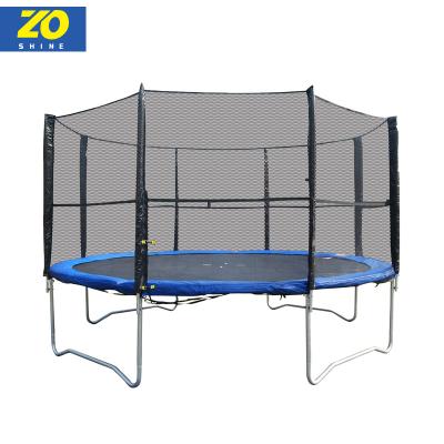 China With Zoshine Protective Net High Quality Backyard Super Trampoline 8FT 10FT 12FT 14FT 16FT Super Family Trampoline Outdoor With Protective Net for sale