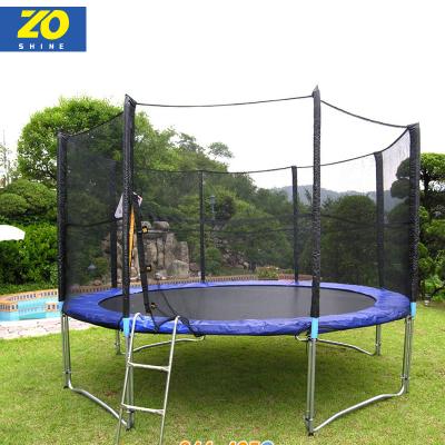 China With Zoshine New Best Large Adult Children Protective Net Trampoline With Fence Net Trampoline Cheap Wholesale for sale