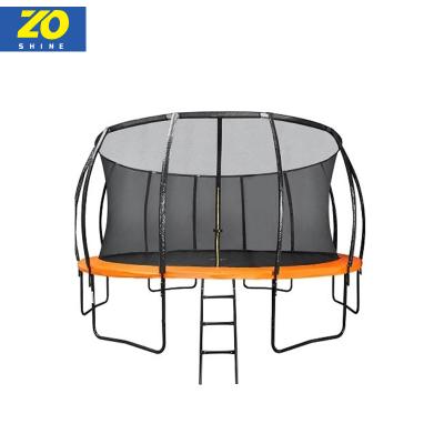 China With New Design Protective Net Trampoline Good Quality Zoshine Outdoor Adult And Kids10FT 12 FT 14FT LE 16FT Tall Trampoline for sale