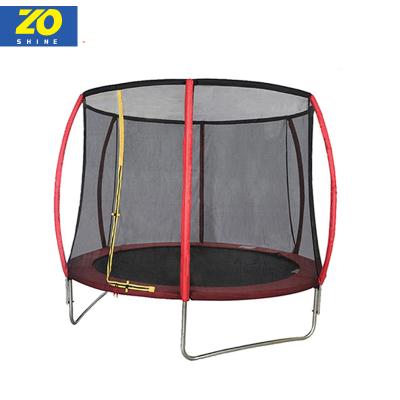 China With Protective Net Zoshine Commercial Outdoor Round Kids Park Jumping Trampoline With Fence Net For Sale for sale