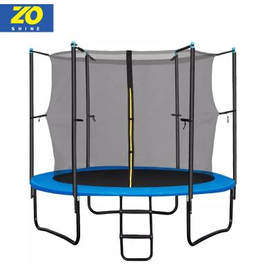 China With Zoshine Professional Outdoor Commercial Gymnastics Net Protective Trampoline Adult Children Round Bed On Cheap Sale for sale