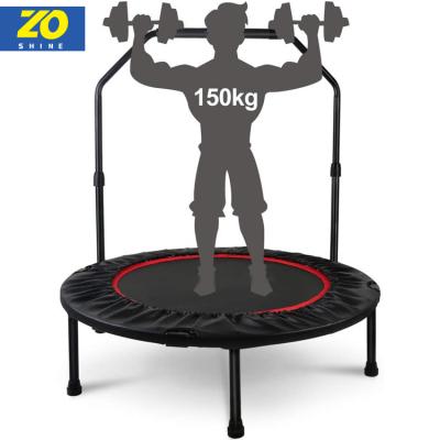 China Without Net Professional Wholesale Net Protector Mini Exercise Trampoline With Handle Zoshine Workout Trampoline for sale