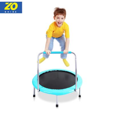 China Without Protective Net Cheap Jumping Trampolines Toddler Toys Toddler Mini Amusement Indoor Outdoor Kids Small With Handle for sale