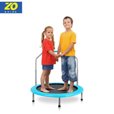 China Without Protective Net Portable Foldable Home Mini Fitness Body Exercise Trampoline From Zoshine China With Adjustable Handrail for sale