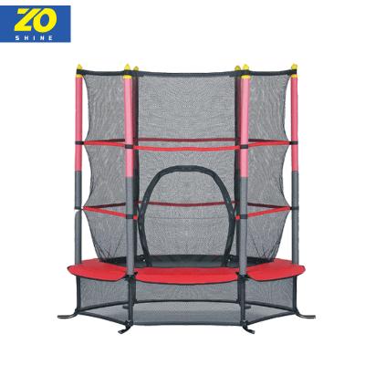 China With Zoshine Net Protector 55 Inch Trampoline For Outdoor Kids And Mini Toddler Jumping Toys Indoor Trampoline With The Fence for sale