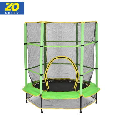 China With Zoshine Protective Net Outdoor Spring Free Professional Trampoline With Safe Net Jumping Adults Indoor Trampoline for sale