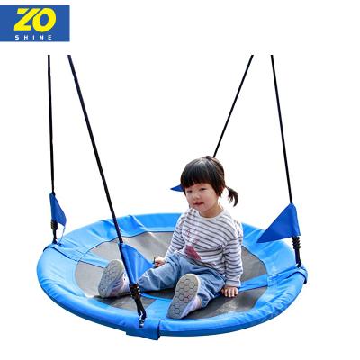 China Zoshine Modern Heavy Duty Waterproof Macrame Tree Swing Outdoor Round Tree Swing Disk Platform Children Bed Zoshine Bed Waterproof for sale