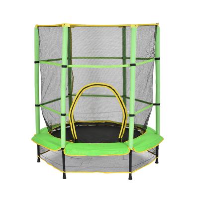 China With Zhejiang New Zhejiang Luxury Cheap Spring Dirt Ground Trampoline 2021 Net Protectors For Kids Outdoor Fun for sale