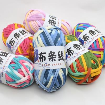 China Anti-bacteria RongMeiXuan 100g Cotton Polyester T-shirt Yarn T-shirt Chatting Hand Knitting Cotton for sale