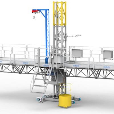 China STC series. Shenxi Industrial Mast Working Tower Climbing Platform for sale