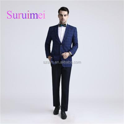 China Anti-Shrink 2018 New Arrival Royal Blue Top Brand Coat Pant Men Suit 2 Piece Latest Design Business Suit for sale