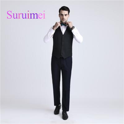 China Anti-Shrink High Quality Men's Suits Fabric Waistcoat Pant For Formal Business Occasion Cheap Men Suit 2018 for sale