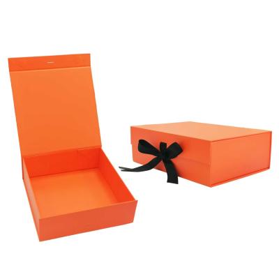 China Recycled Materials Wholesale Custom Logo Luxury Wig Boxes Hair Extension Packaging Box Magnetic Gift Box With Ribbon for sale