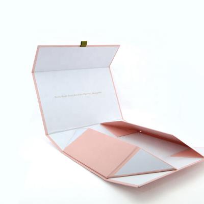 China Recycled Shoe Boxes Manufacturer Materials Pink Cardboard Gift Paper Folding Boxes Shoes Packaging With Magnet for sale