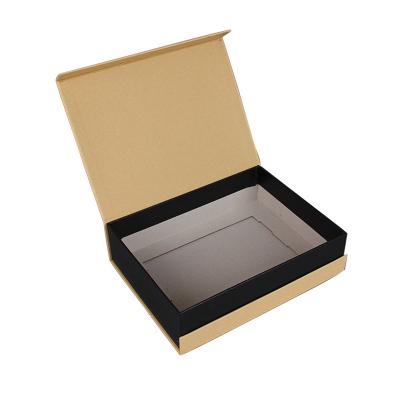 China Custom Recycled Paperboard Luxury Gift Box Materials Cardboard Recycled Packaging Hardbox Magnetic Flap Closure for sale