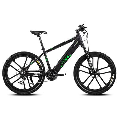 China Aluminum alloy full suspension 48V 250W electric mountain e bike dirt bike with LCD display for sale