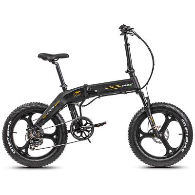 China Aluminum Alloy New All Terrain Folding 48V 20 Inch Fat Tire e Bike 7SP Electric Mountain Bike For Adults for sale