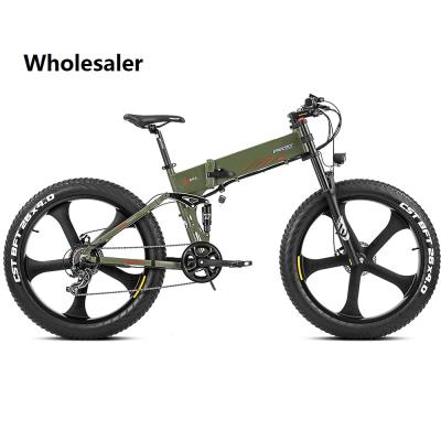 China Wholesale aluminum alloy 26 inch electric bike, fat tire folding ebike, 500w fat tire electric bike for sale