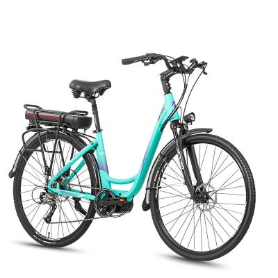 China YANSAN aluminum alloy city e bike 28' 28 inch urban bicycle 700C bicycle cycle with Shimano gear C740E for sale