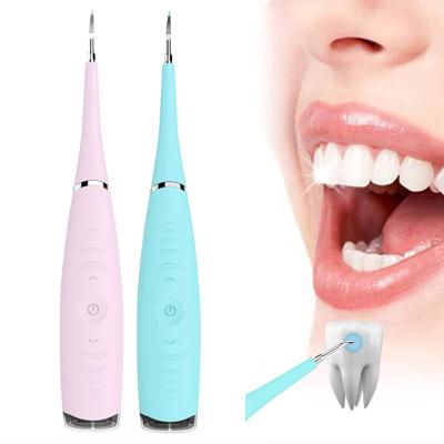 China (Built-in Battery) Raiposa Household Silicone Calculus Filler Dissolving Tooth Whitening Electric Ultrasonic Cleaner Teeth Cleaner for sale