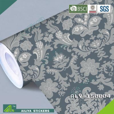 China Factory Wholesale Moistureproof Flame Retardant Decorative Plastic Self Adhesive Reflective Wallcovering Film for sale