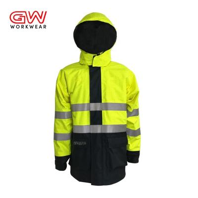 China Wholesale Goldwin Mens Workwear Water Proof Waterproof Class 3 Visibility Winter Safety Clothing Highs Contrast Two Tone Traffic Jacket for sale