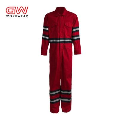 China Manufacturer Classic Protective Fire Resistant Suits Breathable Oil And Gas Workwear FR Flame Retardant Industrial Coverall for sale