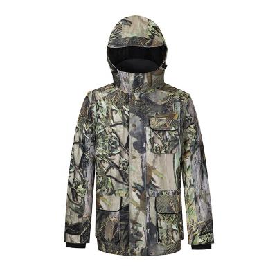 China Factory Supply Waterproof Camouflage Hunting Coat Fleece Lined Hunting Clothing Hunting Jacket for sale