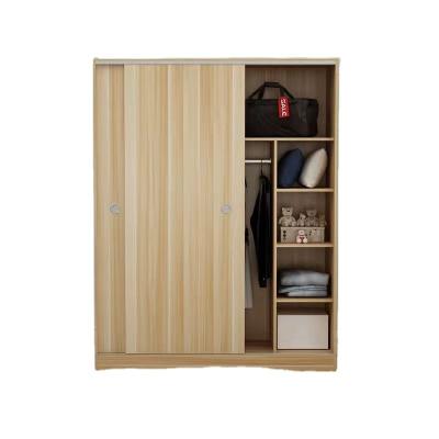 China Factory Customized Full Wardrobe Sliding Door Wardrobes Melamine Wood Wardrobe Adjustable (Size) for sale