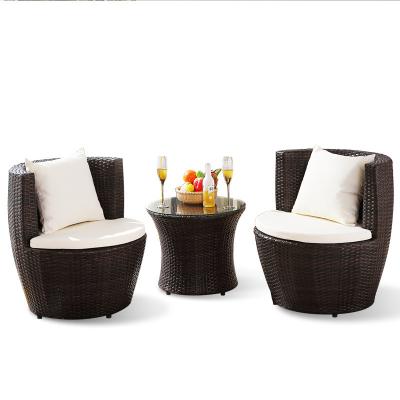 China Weather and High Quality Resistant Comfortable Rattan Garden Set Outdoor Furniture Patio Furniture Wicker Garden Furniture for sale