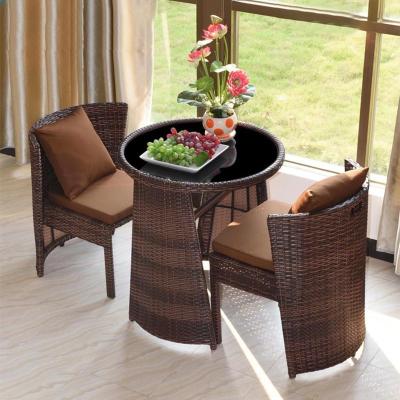 China Weather Resistant And High Quality Rattan Garden Set Garden Furniture Comfortable Outdoor Patio Furniture for sale