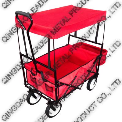 China Folding Utility Wagon with Canopy & Back Bag - TC1011 TB for sale