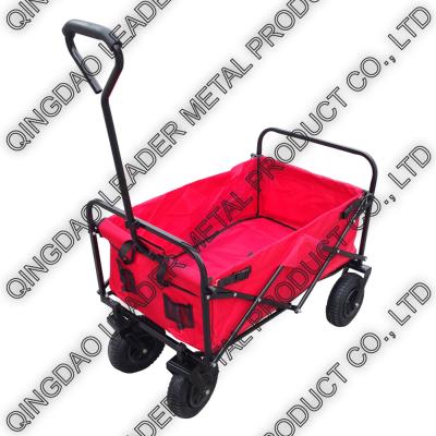 China Folding Collapsible Utility Wagon with 2.50-4 Pneumatic Wheel - TC1011D - P250 for sale