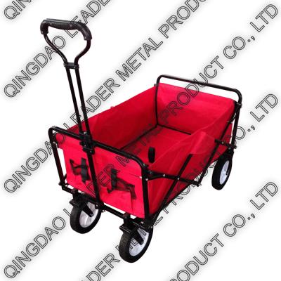 China Folding Utility Wagon with Red 600D Polyester double-layer bag  - TC1011D E for sale