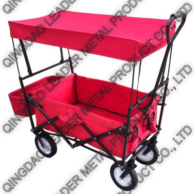 China China Manufacturer of Folding Wagon with Canopy & Back Bag  - TC1011WD TB for sale