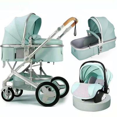 China Reversible 3 in 1good quality luxury baby pram new design cheap black baby carriage for sale baby stroller for sale