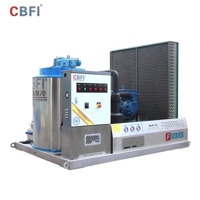 China CBFI Hotels Flake Ice Machine Maker Flake Ice for Fish Processing Factory for sale