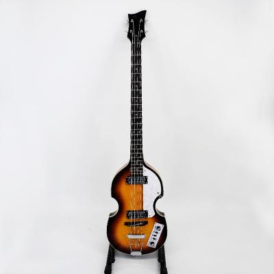 China Bass Guitar 4 Strings Basswood Bass Guitar Body Environmental Electric Flame Maple Krait Materials Maple Neck Top Factory Outlet for sale