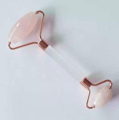 China For commercial & High quality 100% natural home use jade tool rose quartz jade roller facial massager for sale