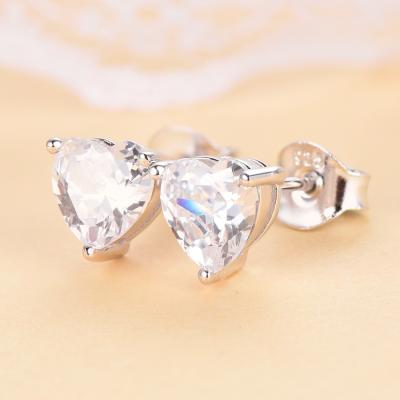 China CLASSIC SKA Jewelry Zircon Stud Earrings For Women Girl Earring Loose 925 Silver Earring for sale