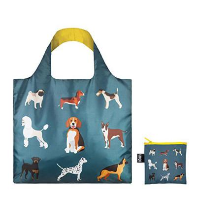 China 2018 Summer Eco-Friendly Cheap Pet Bags Eco-Friendly Eco-Friendly Woof Reusable Tote Bag Dog Folding Shopping Bag for sale