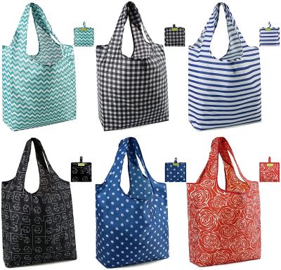 China Wholesale Groceries Light Weight Goods Amazon Hit Price Eco-Friendly Folding Washable Cheap Shopping Bag for sale