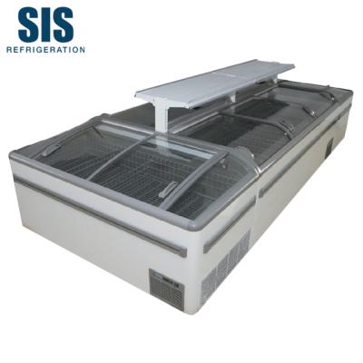 China Single-temperature Commercial Supermarket Refrigeration Equipment Island Display Freezer Height 885mm Series - Plug-in Type for sale