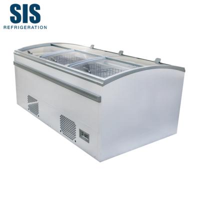 China Single-temperature Commercial Supermarket Refrigeration Equipment Island Display Freezer Height 860mm Series - Plug-in Type for sale