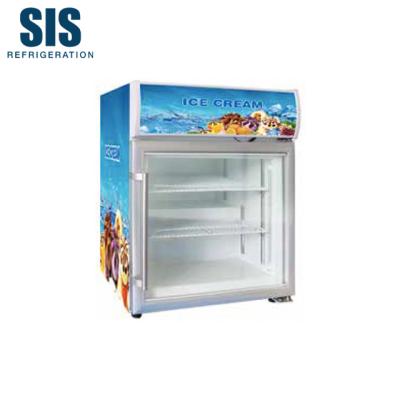 China With Single-temperature Supermarket Refrigeration Equipment Ice Cream Display Freezer Commercial / Without Canopy for sale