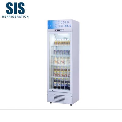 China Single-temperature Supermarket Commercial Refrigeration Hinged Door Stand Beverage Cooler Display Fridge Eco for sale