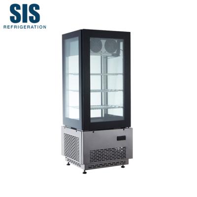 China Single-temperature Commercial Supermarket Refrigeration Equipment Triple Layered Glass Ice Cream Showcase Display Freezer for sale